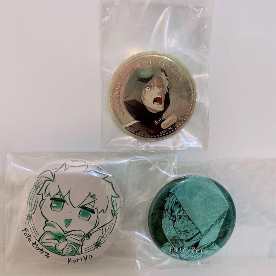 Fate/Zero 希少 ufotable お父さん缶バッジ 間桐雁夜 FGO Fate/Zero 希少 ufotable お父さん缶バッジ 間桐雁夜